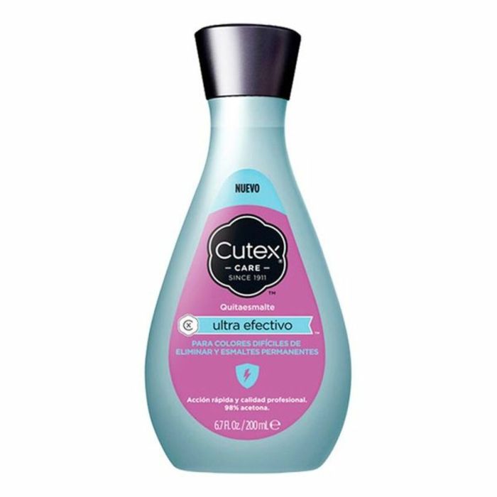 Quitaesmalte cutex ultraefectivo uñas gel 200 ml