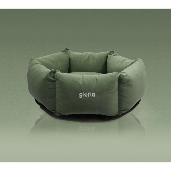 Cama para Perro Gloria Hondarribia Verde 75 x 75 cm Hexagonal 4