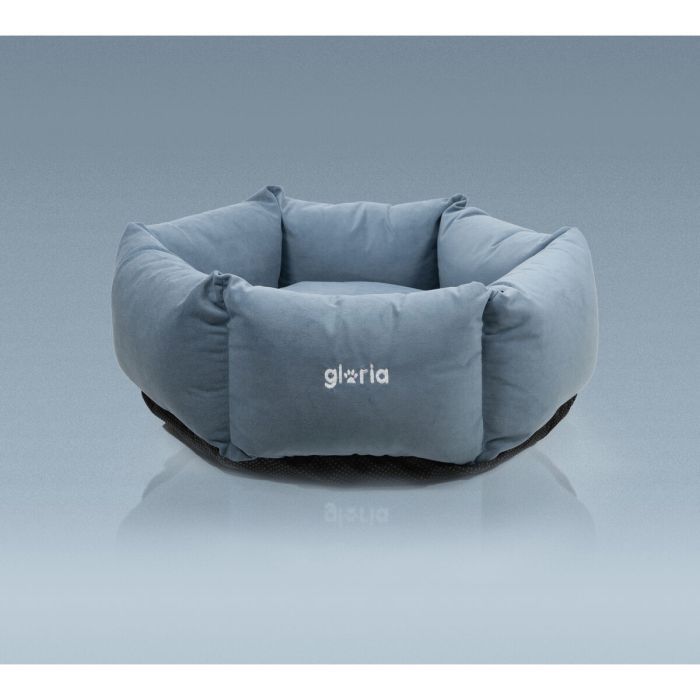 Cama para Perro Gloria Hondarribia Azul 75 x 75 cm Hexagonal 2