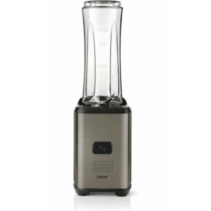 Batidora de Vaso Black & Decker BXJBA350E Acero 350 W 600 ml