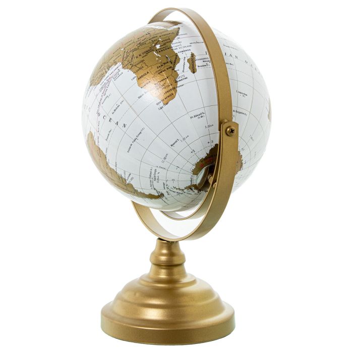 Globo Terraqueo Alexandra House Living Dorado Metal 19 x 28 x 16 cm 1