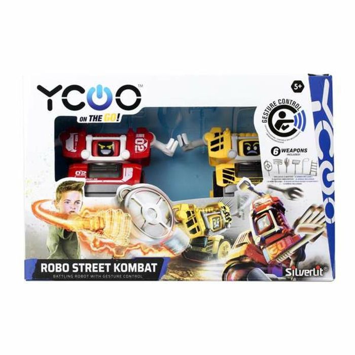 Figuras de Acción Bizak Ycoo Robo Street Combat Control por movimiento Sonido 5