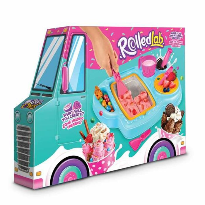 Playset zap chef magic crea helados enrollados. se pueden hacer hasta 500 ml de helado.