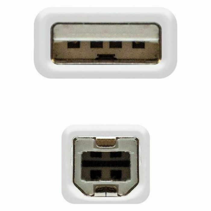 Cable USB NANOCABLE CABLE USB 2.0, TIPO A/M-A/H, BEIGE, 1.8 M 1.8 M 3