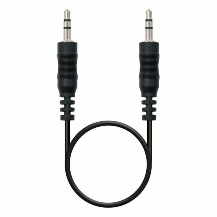 Cable Audio Jack (3,5 mm) NANOCABLE 10.24.0103 (3 m) Negro 2