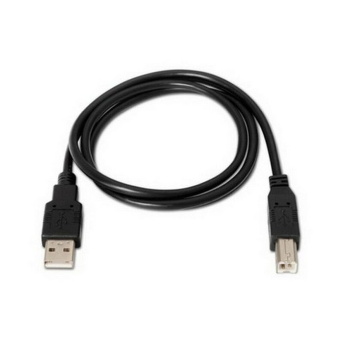 Cable USB 2.0 A a USB B NANOCABLE 10.01.0105-BK Negro 4,5 m