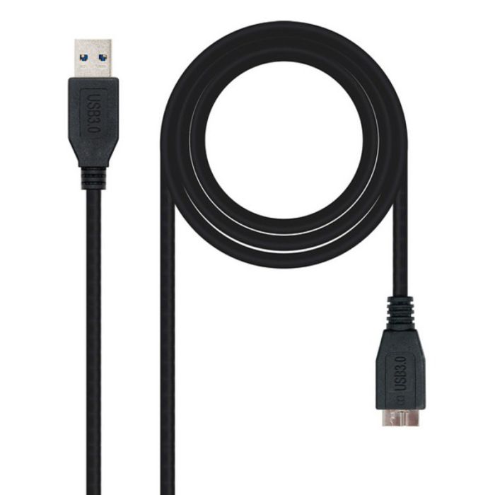 Cable USB 3.0 A a Micro USB B NANOCABLE 10.01.110-BK 3