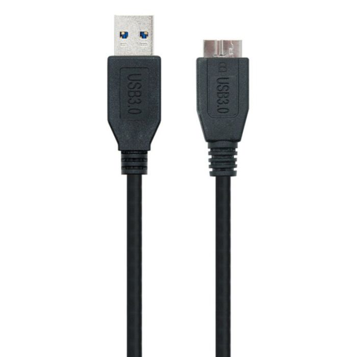 Cable USB 3.0 A a Micro USB B NANOCABLE 10.01.110-BK 2