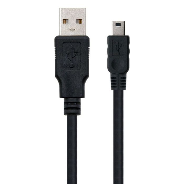 Cable USB 2.0 A a Mini USB B NANOCABLE 10.01.0403 3 m Negro 2