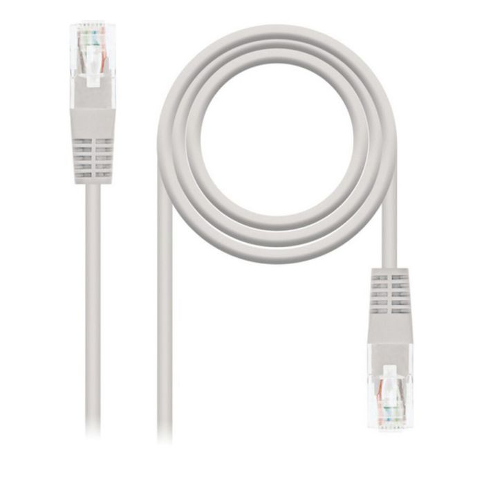 Cable de Red RJ45 UTP Nanocable 10.20.0101-L150 Cat.5e/ 1.5m/ Gris