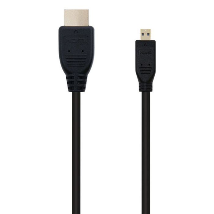 Cable Micro HDMI NANOCABLE 10.15.3502 1,8 m Negro 1