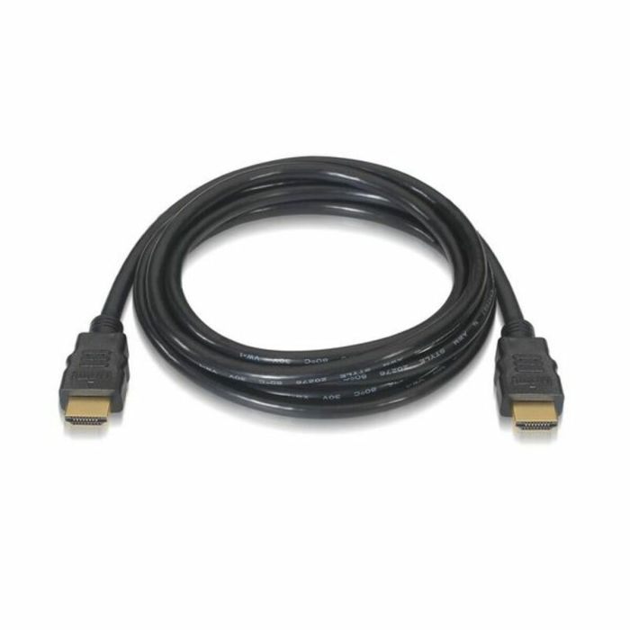 Cable HDMI NANOCABLE HDMI V2.0, 1m 10.15.3601 V2.0 4K 1 m Negro 3