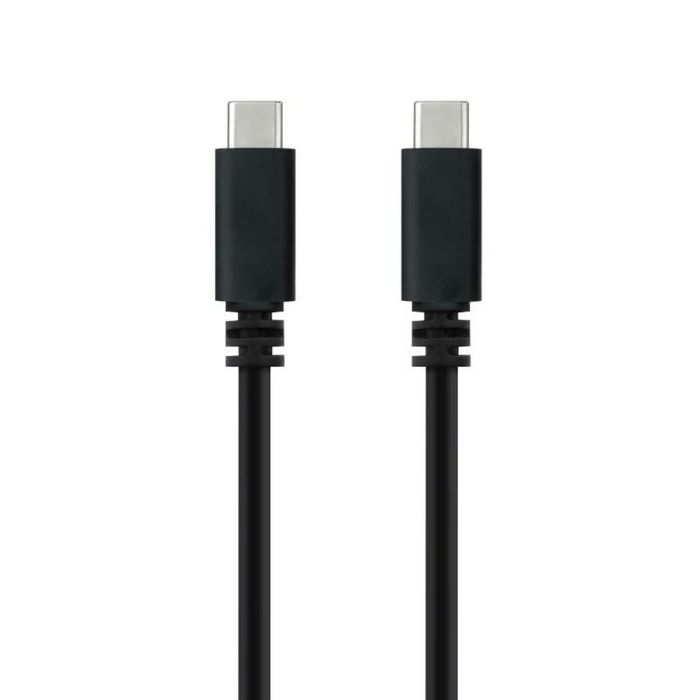 Cable USB-C NANOCABLE 10.01.2302 Negro 2 m 1