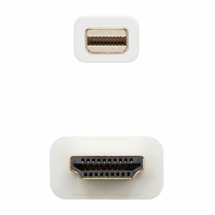 Adaptador Mini DisplayPort a HDMI NANOCABLE 10.15.4002 Blanco 2 m 2