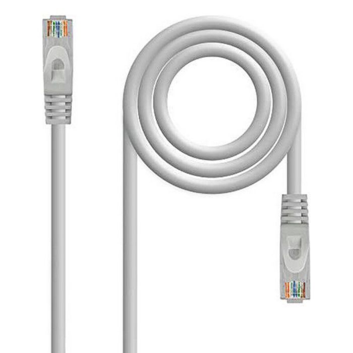 Cable de Red Rígido UTP Categoría 6 NANOCABLE LSZH (2 m) Negro 2 m 1