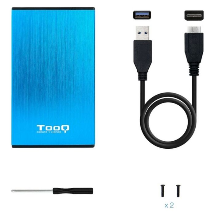 Carcasa para Disco Duro TooQ TQE-2527 2,5" USB 3.0 4