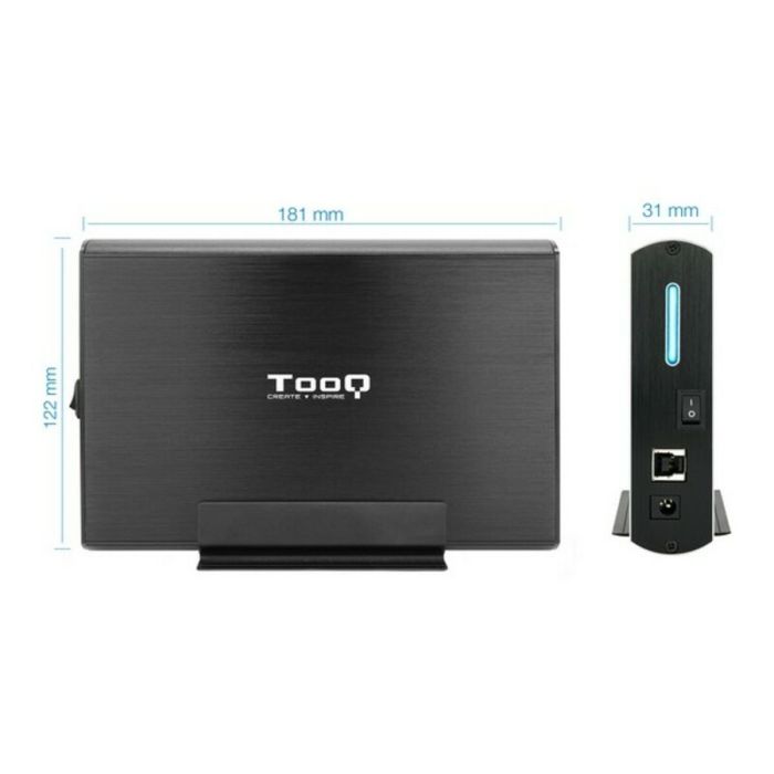 TooQ TQE-3520B Carcasa Disco Duro 3.5 SATA/IDE USB 2.0