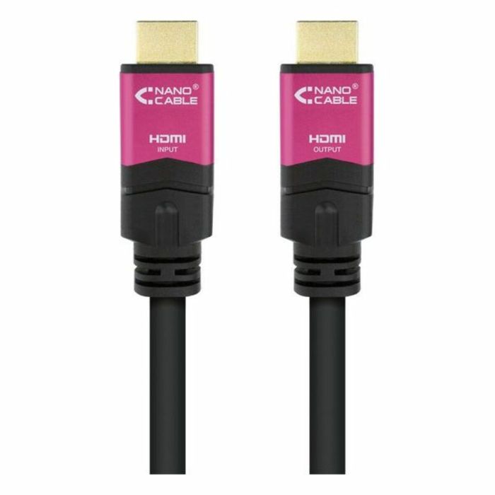 Cable HDMI NANOCABLE 10.15.3715 4K HDR 15 m Negro 3