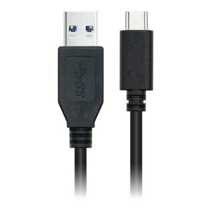 Cable USB a Mini USB NANOCABLE 10.01.4000 (0,5M) Negro 3
