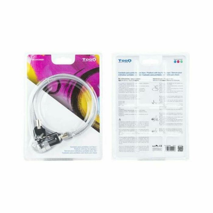 Cable de Seguridad TooQ TQCLKC0025 1,5 m 1