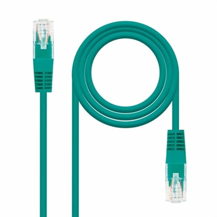 Cable de Red Rígido UTP Categoría 6 NANOCABLE 10.20.0400-L25-GR Verde 25 cm