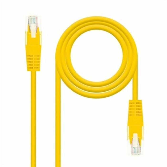 Cable de Red Rígido UTP Categoría 6 NANOCABLE Amarillo 25 cm