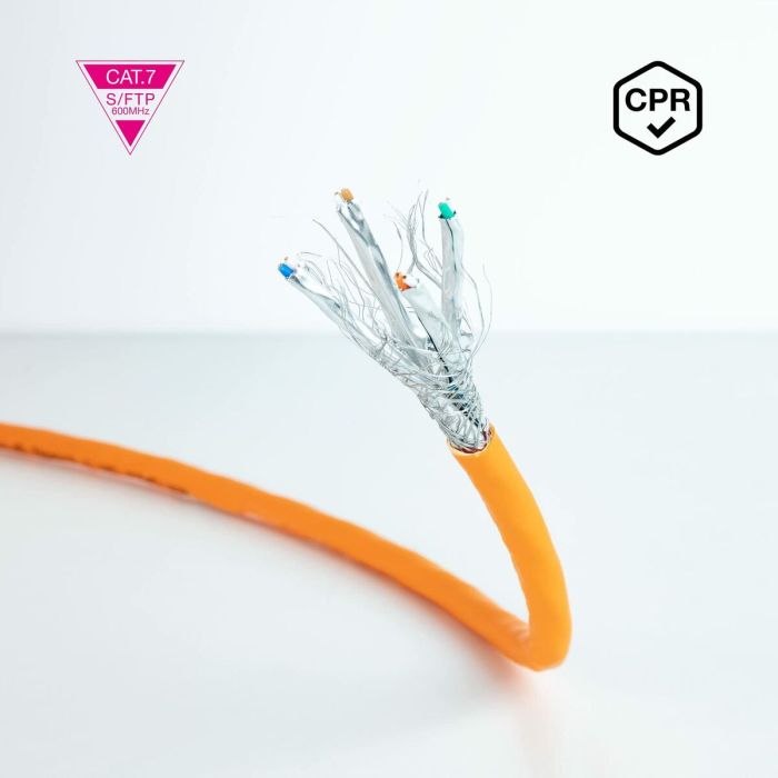 Cable de Red Rígido UTP Categoría 6 NANOCABLE 10.20.1700-305 305 m Naranja 1