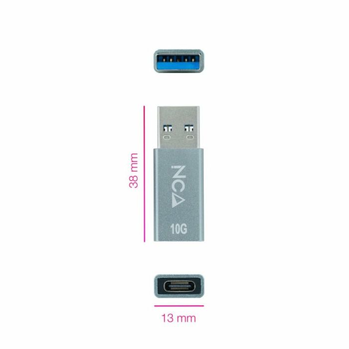 Adaptador USB 3.0 a USB-C 3.1 NANOCABLE 2