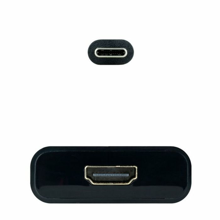 Adaptador USB C a HDMI NANOCABLE 10.16.4102-BK Negro 4K Ultra HD 1