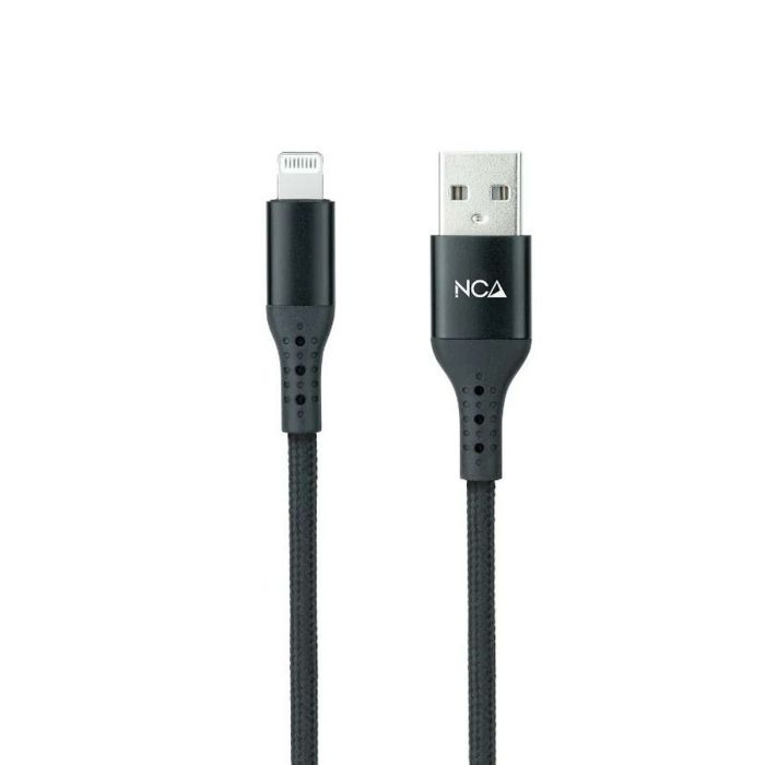 Cable Lightning NANOCABLE 10.10.0401-COBK 1 m Negro 2