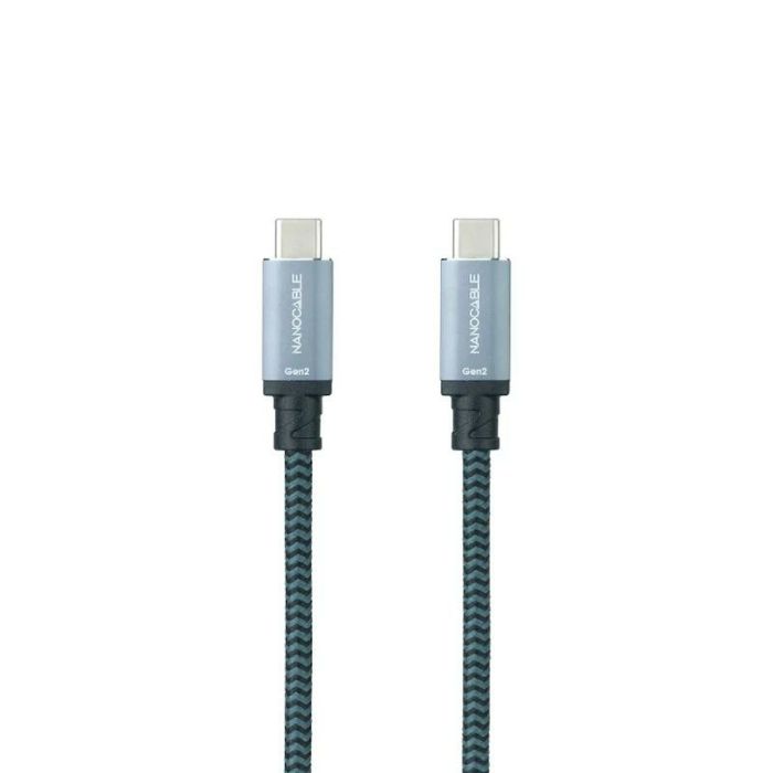 Cable USB C NANOCABLE 10.01.4100-COMB 50 cm Verde 2
