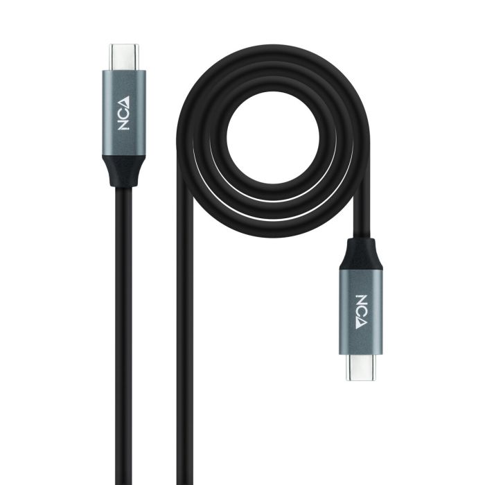 Cable USB-C NANOCABLE 10.01.4302 Negro 2 m