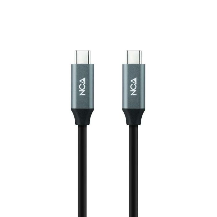 Cable USB C NANOCABLE 10.01.4301-L150 1,5 m Negro 4K Ultra HD 2