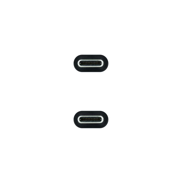 Cable USB C NANOCABLE 10.01.4302-COMB 2 m 1