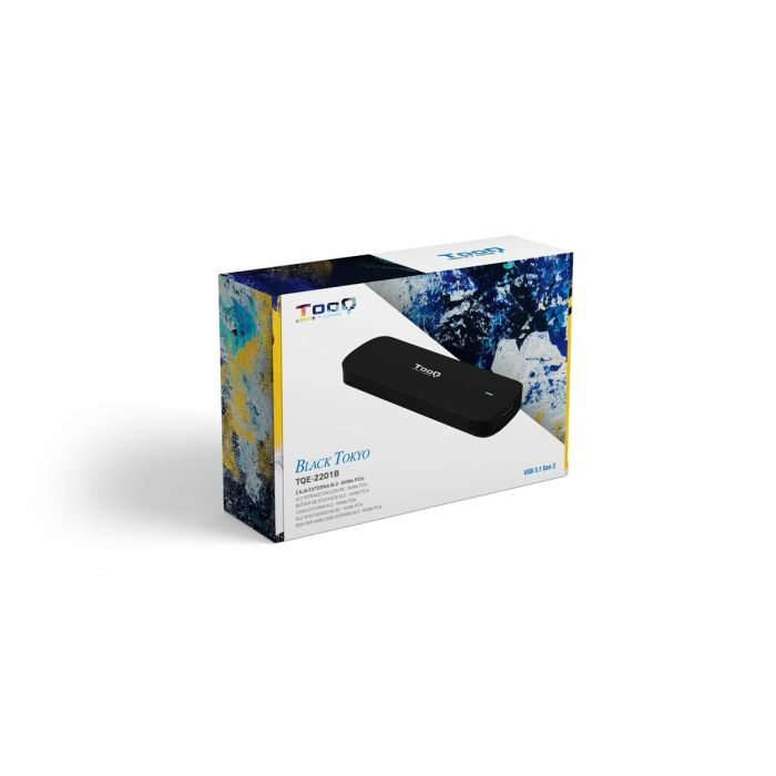 Caja Externa TooQ TQE-2201B Negro USB-C USB 3.0 M.2 2