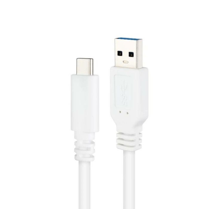 Cable USB-C a USB NANOCABLE 10.01.4001-W Blanco 1 m 3