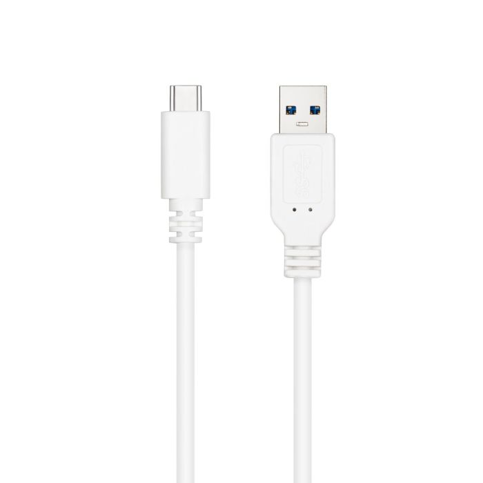 Cable USB-C NANOCABLE 10.01.4001-L150-W Blanco 1,5 m 4
