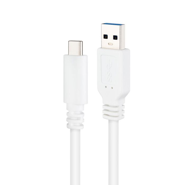 Cable USB-C NANOCABLE 10.01.4001-L150-W Blanco 1,5 m 3