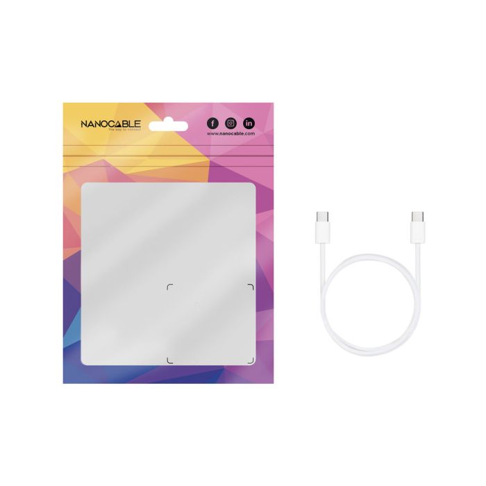 Cable USB NANOCABLE 10.01.6002-CO Blanco 2 m 4