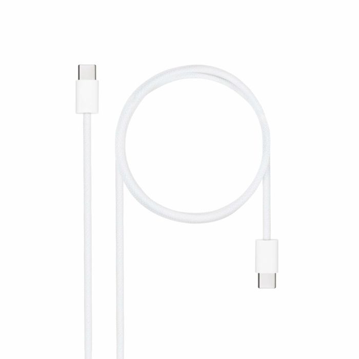 Cable USB NANOCABLE 10.01.6002-CO Blanco 2 m 14