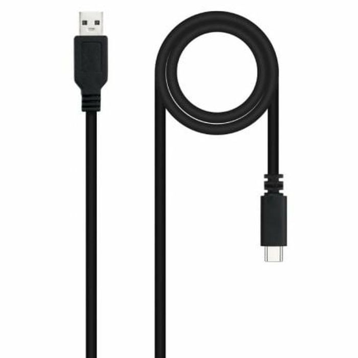 Cable USB NANOCABLE 10.01.2101-L150 Negro 1,5 m