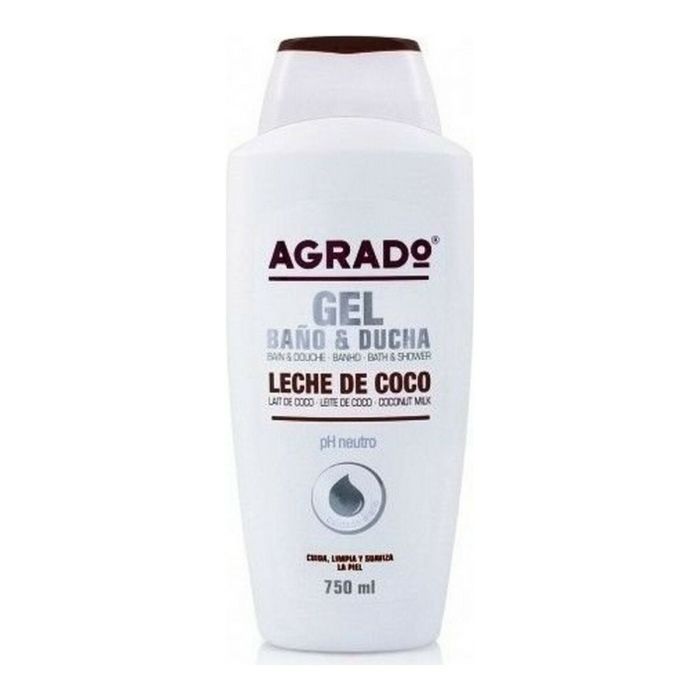 Gel de Ducha Leche de Coco Agrado (750 ml)