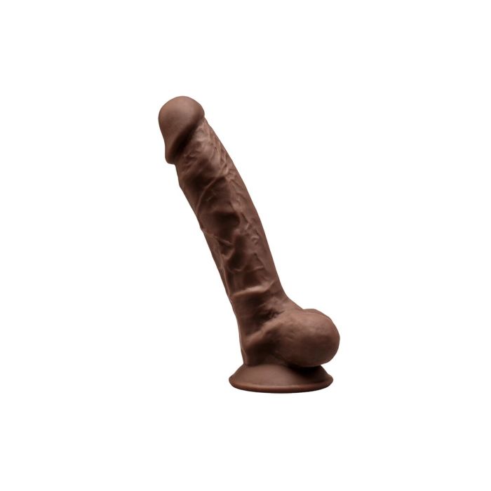 Dildo Silexd Marrón Silicona