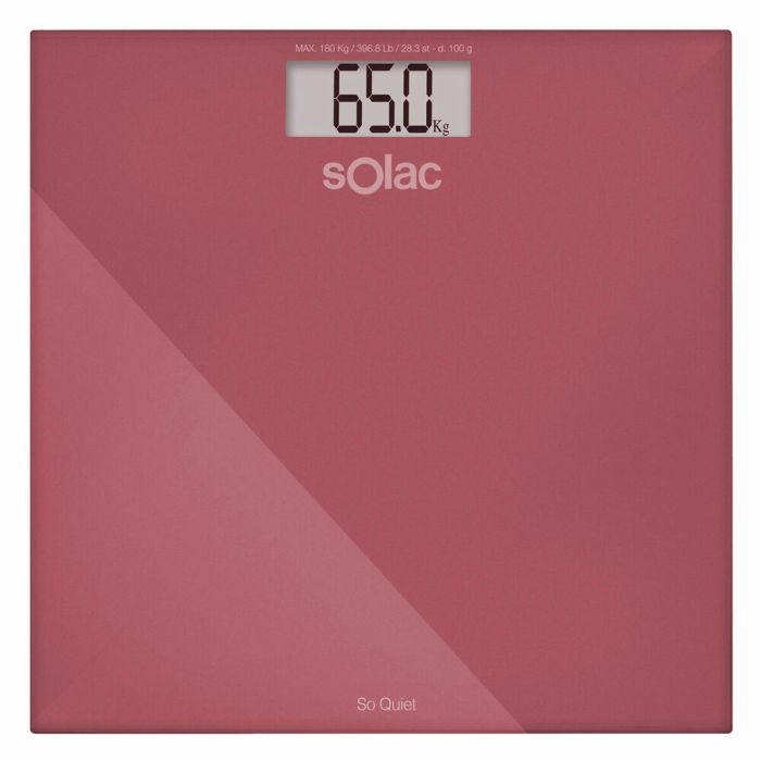 Báscula Digital de Baño Solac TP-8433766900215_243273_Vendor Rojo Cristal Templado Báscula Digital de Baño Solac TP-8433766900215_243273_Vendor Rojo Cristal Templado