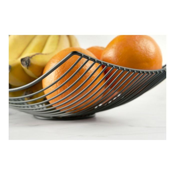 Frutero Confortime Negro Metal 31 x 23 x 10 cm 1 Frutero Confortime Negro Metal 31 x 23 x 10 cm 1
