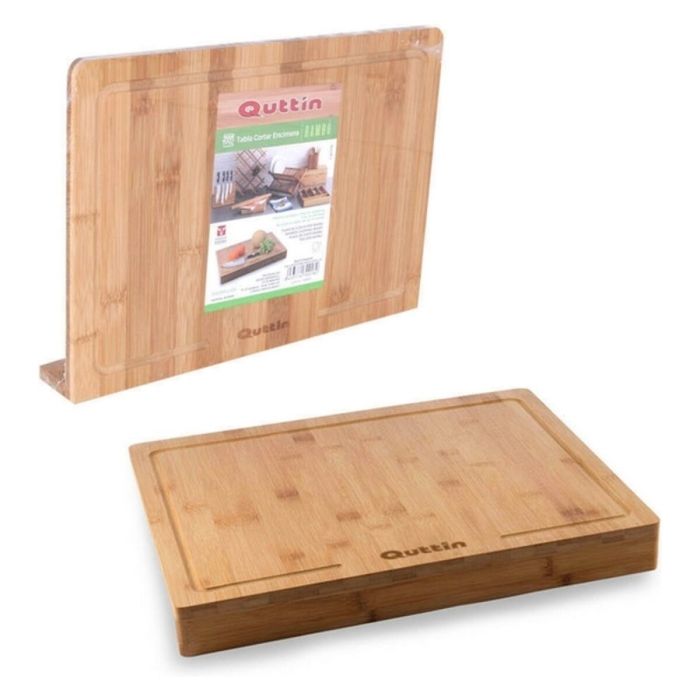 Tabla de cortar de bambú Quttin 35x25x1.2 cm (8 Unidades) Tabla de cortar de bambú Quttin 35x25x1.2 cm (8 Unidades)