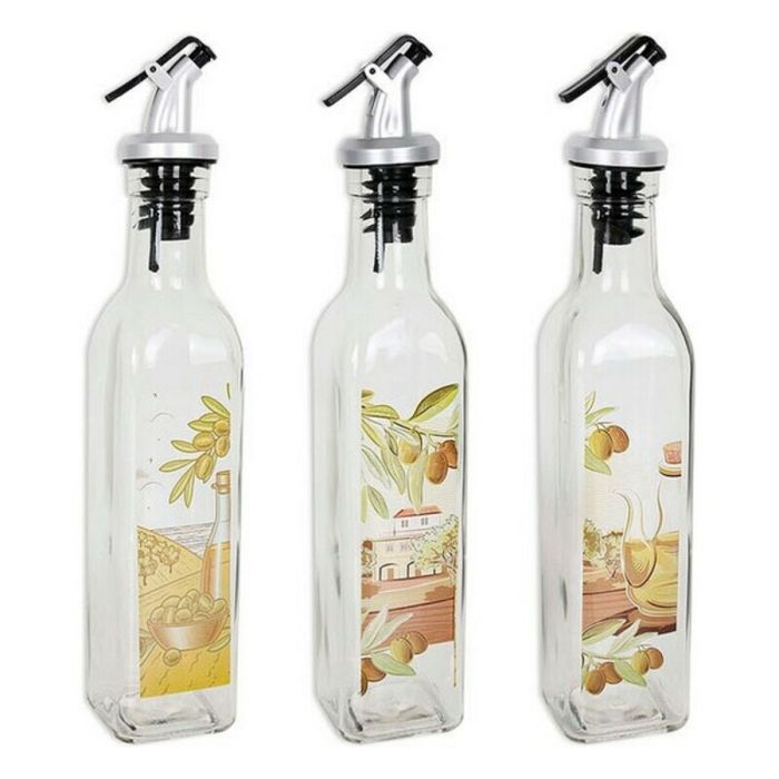 Aceitera de vidrio Anna 250 ml con tapón ABS (12 Unidades) Aceitera de vidrio Anna 250 ml con tapón ABS (12 Unidades)