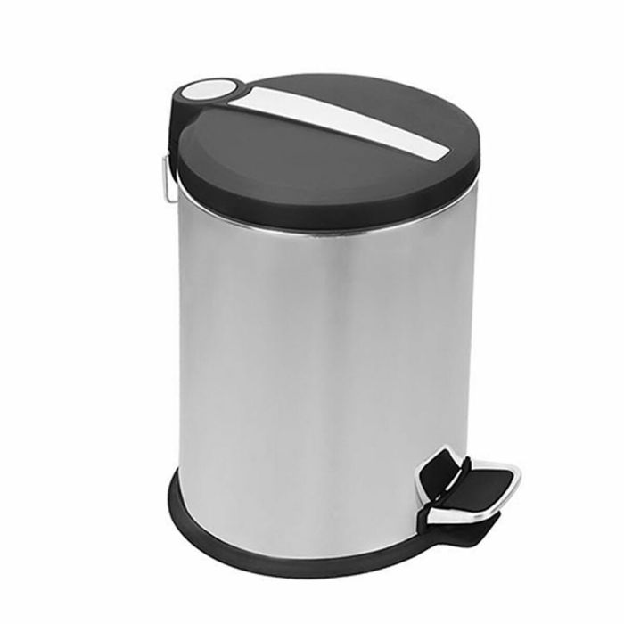 Cubo de basura Confortime Plateado Metal 4 Unidades 3 L 17 x 25 cm (17 x 17 x 25 cm) 1