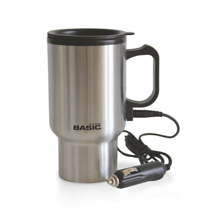 Taza Mug Basic Home Eléctrica Plateado 400 ml (12 Unidades) 1
