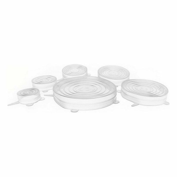 Set Privilege Tapa Silicona Transparente (12 Unidades) (6 pcs) 3